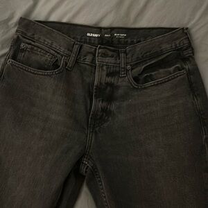 🔥NWOT🔥 Last chance….Mens Old Navy light black slim taper jeans 30x32